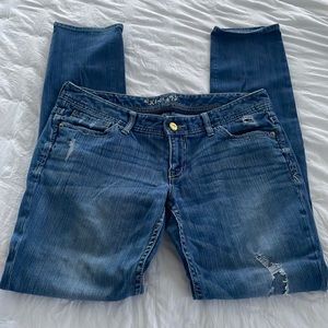 Express Distressed Blue Jean Size 10